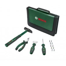 BOSCH Easy Starter (V2) Set scule de mana si biti ambalate in geanta textila, 14 piese